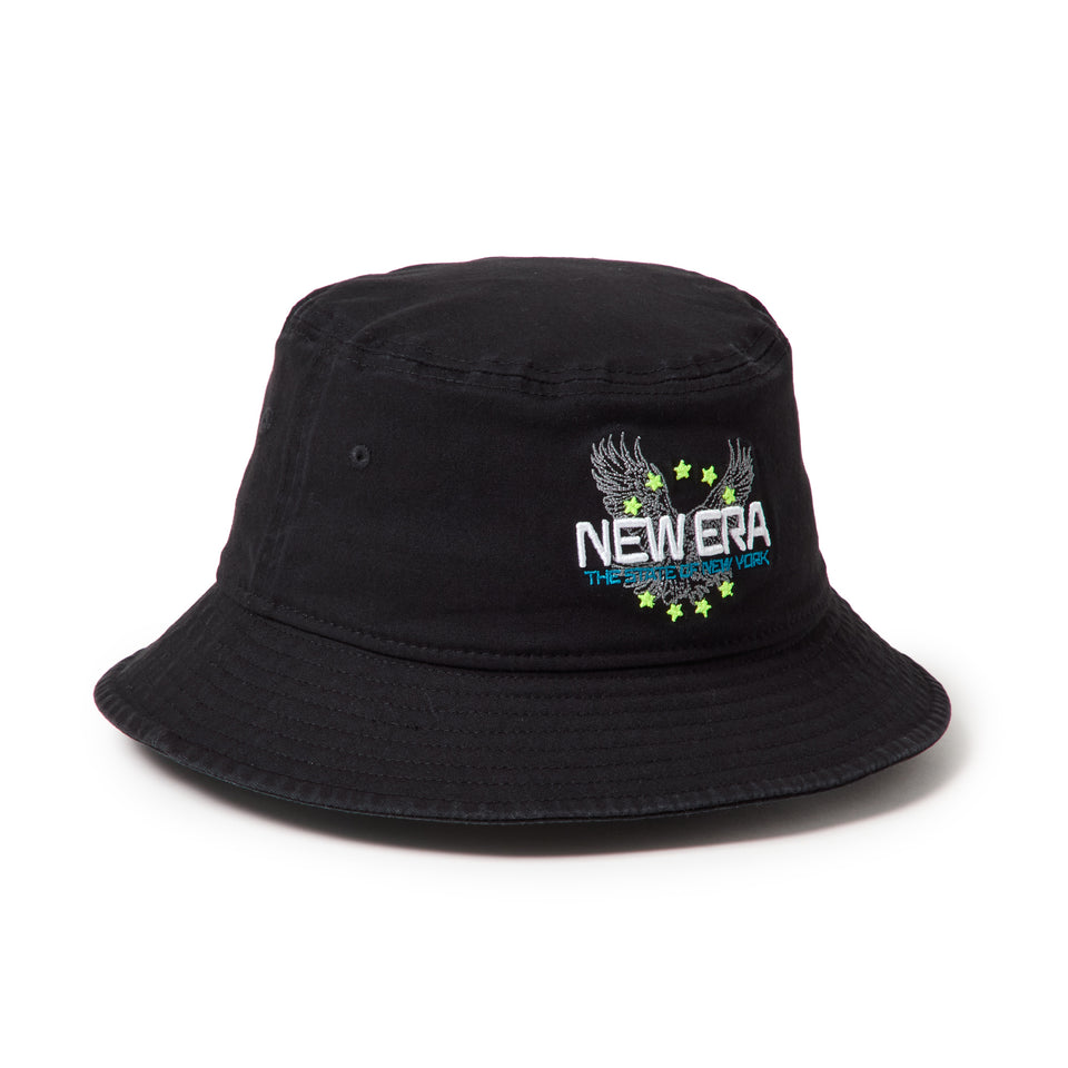 バケット01 ストレッチコットン ウォッシャブル Eagle ブラック | ゴルフ | NEW ERA ニューエラ公式オンラインストア