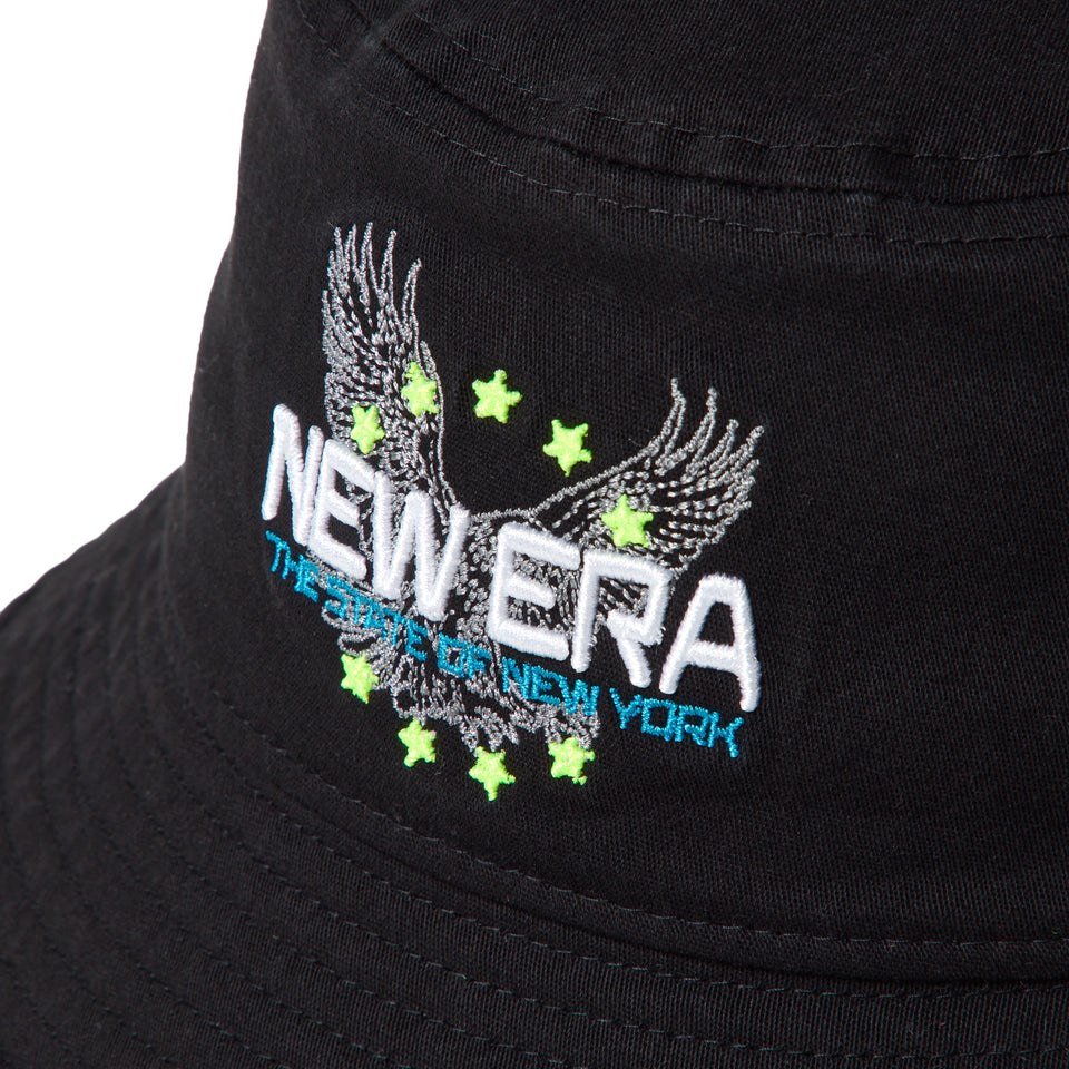バケット01 ストレッチコットン ウォッシャブル Eagle ブラック | ゴルフ | NEW ERA ニューエラ公式オンラインストア