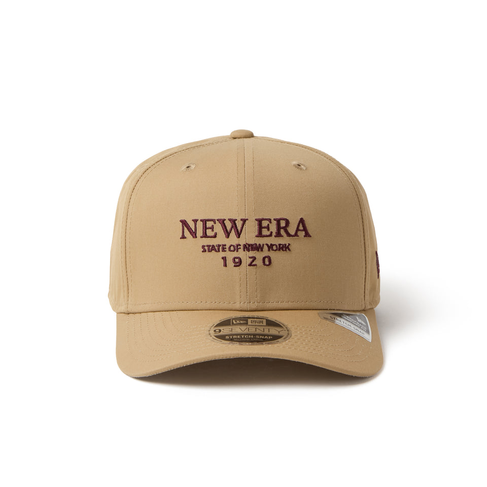 9SEVENTY ストレッチスナップ Weather Cloth ベージュ | ゴルフ | NEW ERA ニューエラ公式オンラインストア