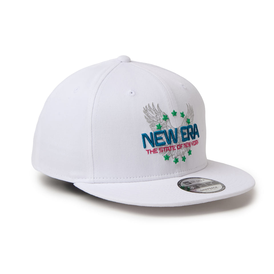 9FIFTY ストレッチコットン ウォッシャブル Eagle ホワイト | ゴルフ