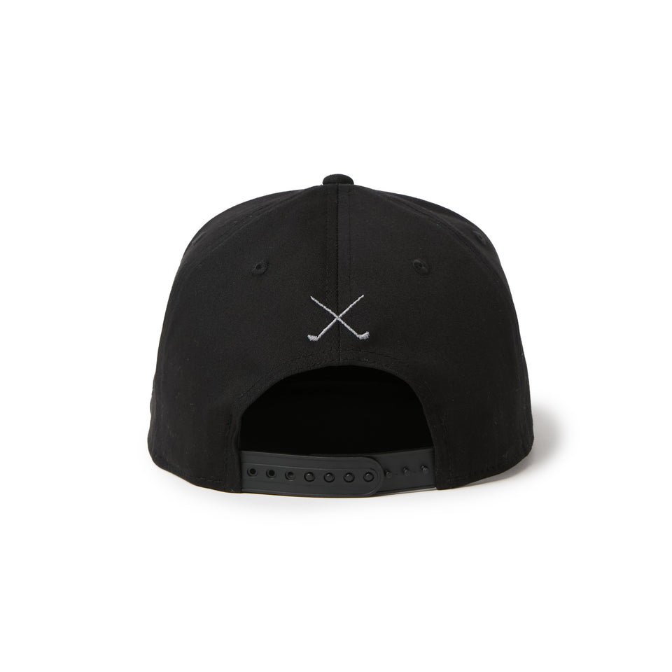 9FIFTY ストレッチコットン ウォッシャブル Eagle ブラック | ゴルフ