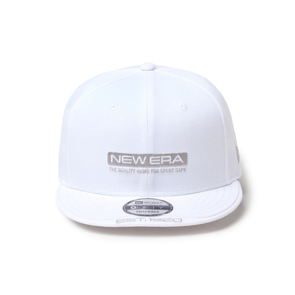 9FIFTY レイヤードバイザー Barロゴ ホワイト|ゴルフ | NEW ERA ニューエラ公式オンラインストア