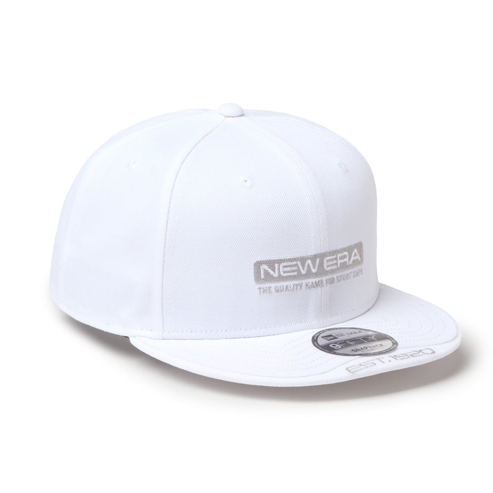 9FIFTY レイヤードバイザー Barロゴ ホワイト|ゴルフ | NEW ERA ニューエラ公式オンラインストア