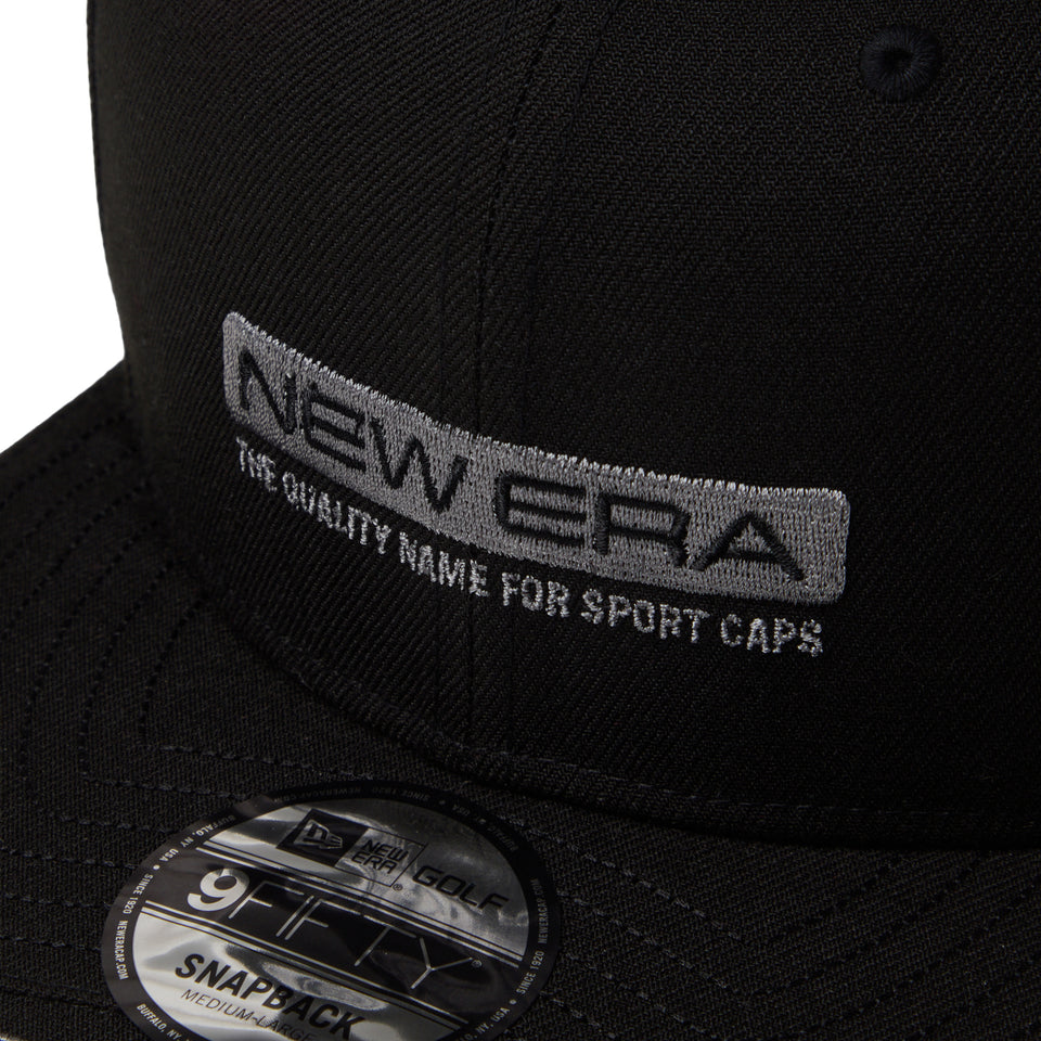 9FIFTY レイヤードバイザー Barロゴ ブラック|ゴルフ | NEW ERA ニューエラ公式オンラインストア