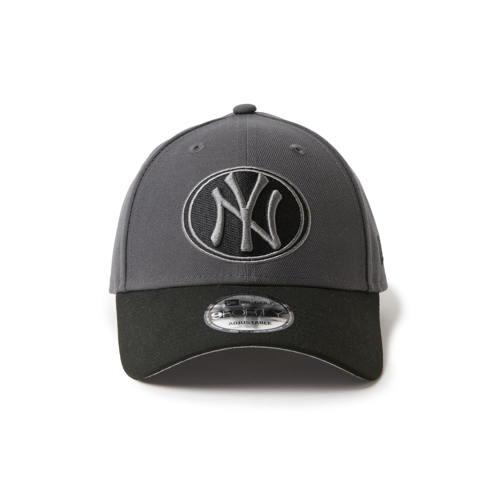 9FORTY MLB Oval Grey Gradation ニューヨーク・ヤンキース ダークグラファイト/ブラック | ゴルフ | NEW ERA ニューエラ公式オンラインストア