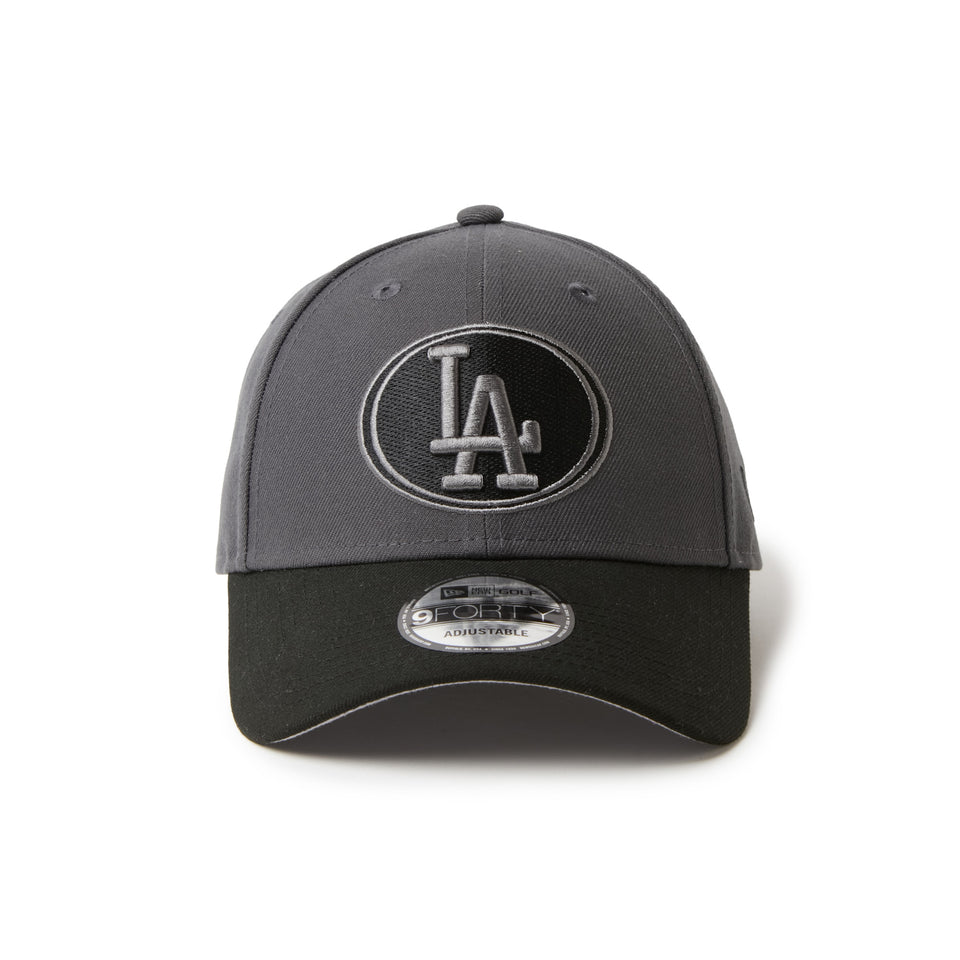9FORTY MLB Oval Grey Gradation ロサンゼルス・ドジャース ダークグラファイト/ブラック | ゴルフ | NEW ERA ニューエラ公式オンラインストア