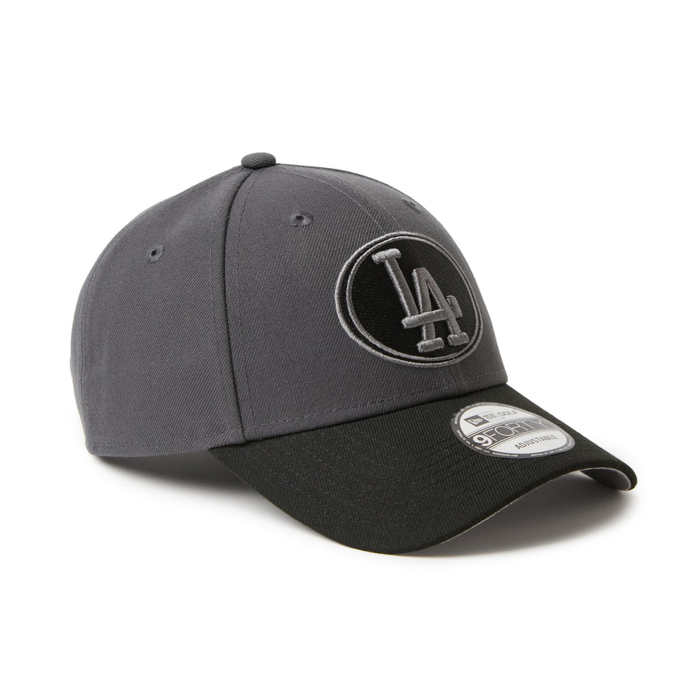 9FORTY MLB Oval Grey Gradation ロサンゼルス・ドジャース ダークグラファイト/ブラック | ゴルフ | NEW ERA ニューエラ公式オンラインストア