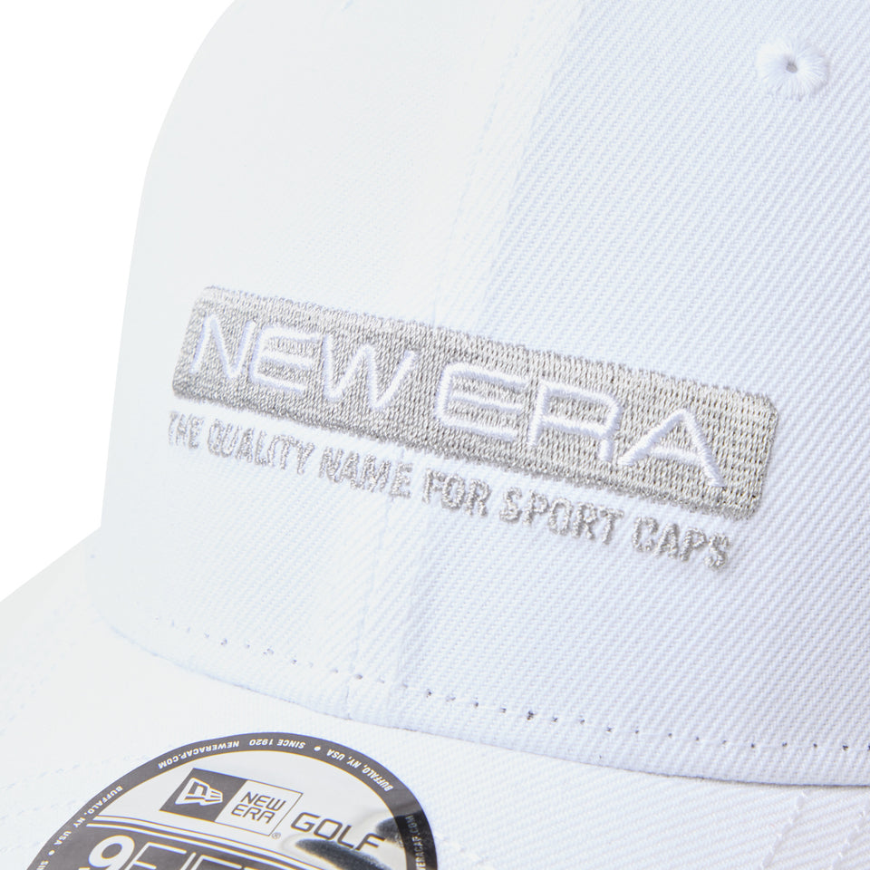 9FORTY レイヤードバイザー Barロゴ ホワイト|ゴルフ | NEW ERA ニューエラ公式オンラインストア