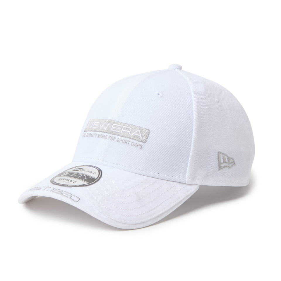 9FORTY レイヤードバイザー Barロゴ ホワイト | ゴルフ| NEW ERA ニューエラ公式オンラインストア