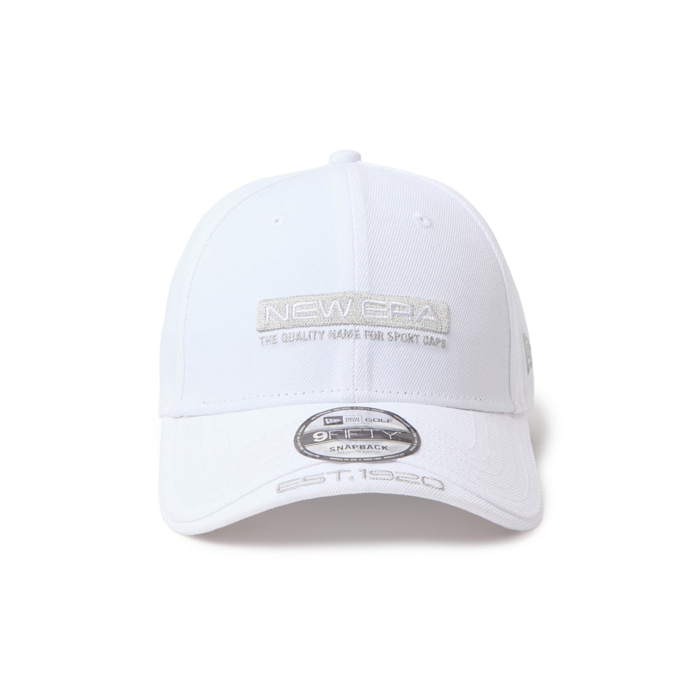 9FORTY レイヤードバイザー Barロゴ ホワイト | ゴルフ| NEW ERA ニューエラ公式オンラインストア