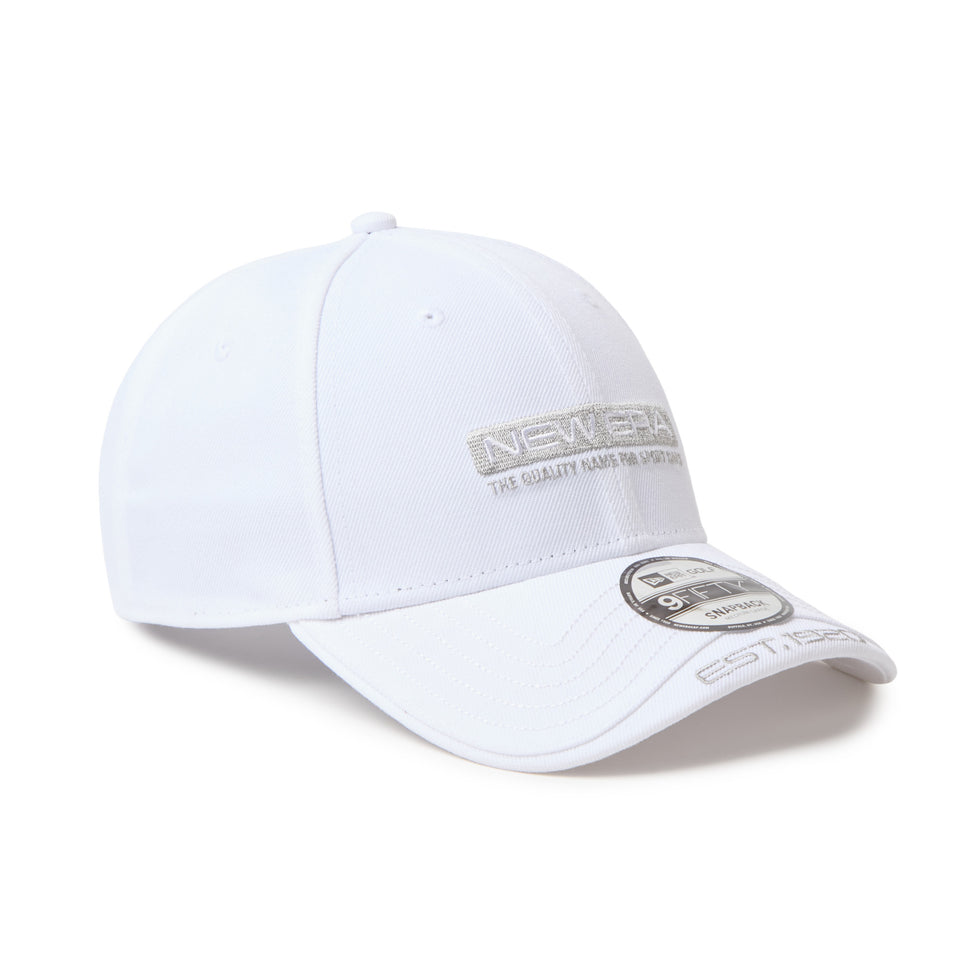 9FORTY レイヤードバイザー Barロゴ ホワイト | ゴルフ| NEW ERA ニューエラ公式オンラインストア