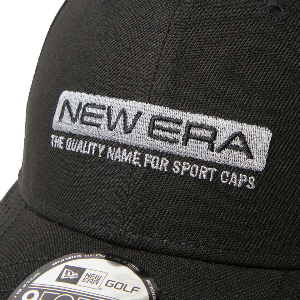 9FORTY レイヤードバイザー Barロゴ ブラック|ゴルフ | NEW ERA ニューエラ公式オンラインストア