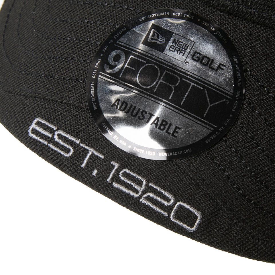 9FORTY レイヤードバイザー Barロゴ ブラック|ゴルフ | NEW ERA ニューエラ公式オンラインストア