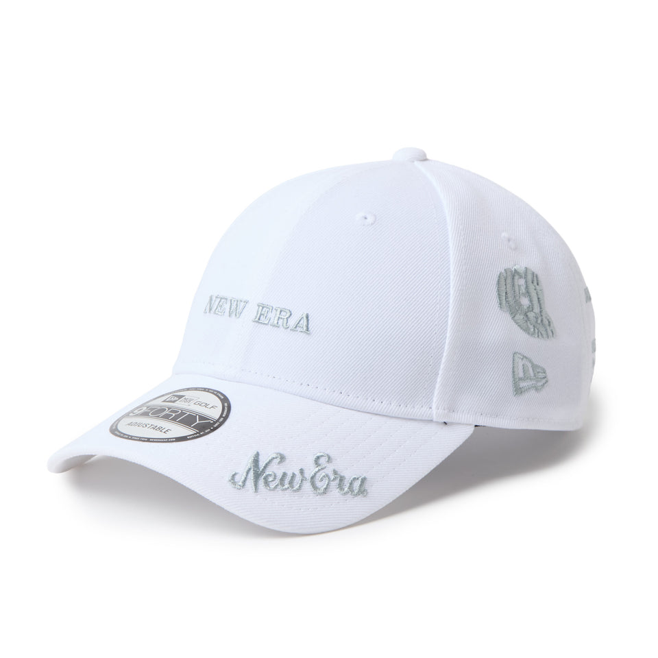 9FORTY Archive Logo ホワイト | ゴルフ | NEW ERA ニューエラ公式オンラインストア