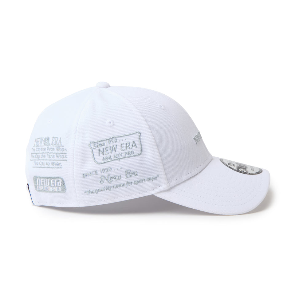 9FORTY Archive Logo ホワイト | ゴルフ | NEW ERA ニューエラ公式オンラインストア