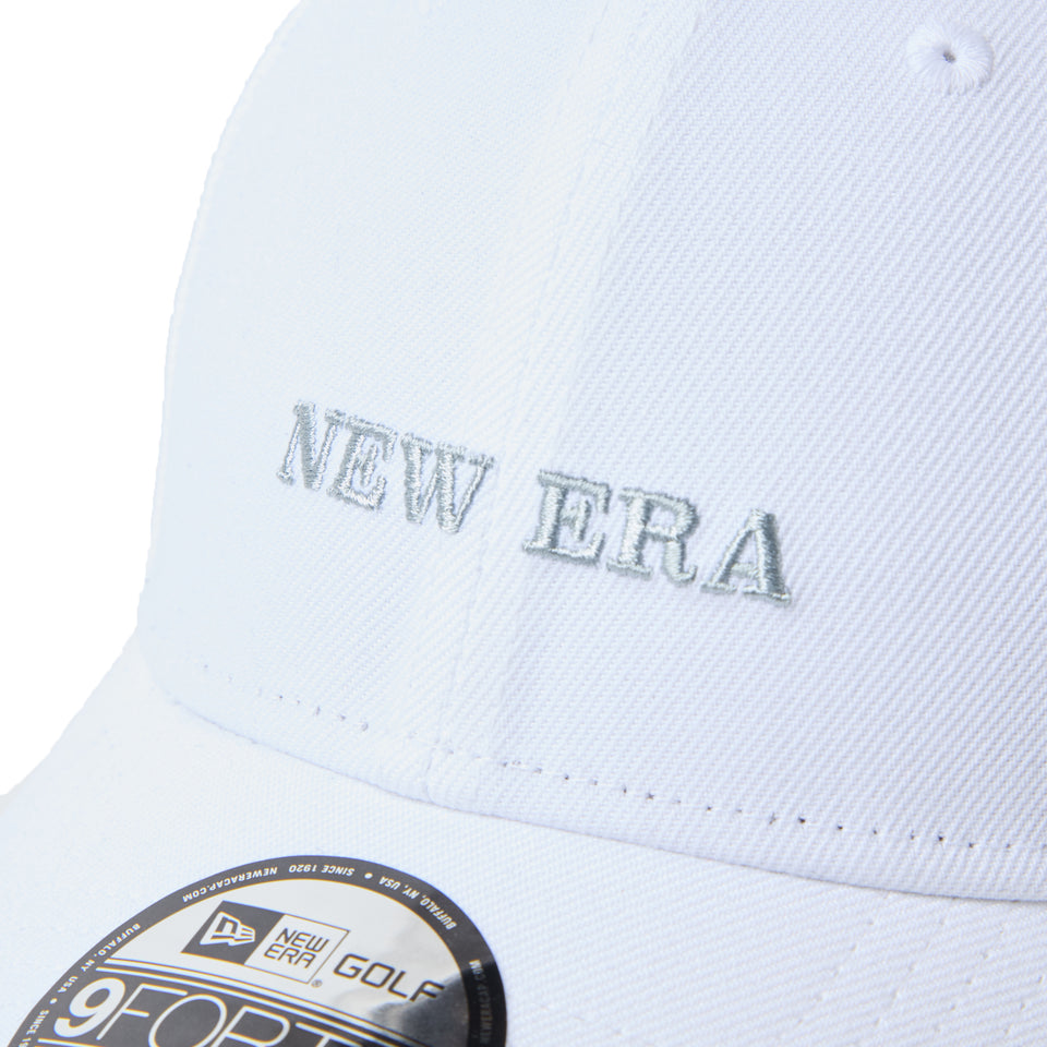 9FORTY Archive Logo ホワイト | ゴルフ | NEW ERA ニューエラ公式オンラインストア