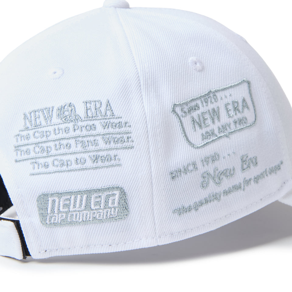 9FORTY Archive Logo ホワイト | ゴルフ | NEW ERA ニューエラ公式オンラインストア