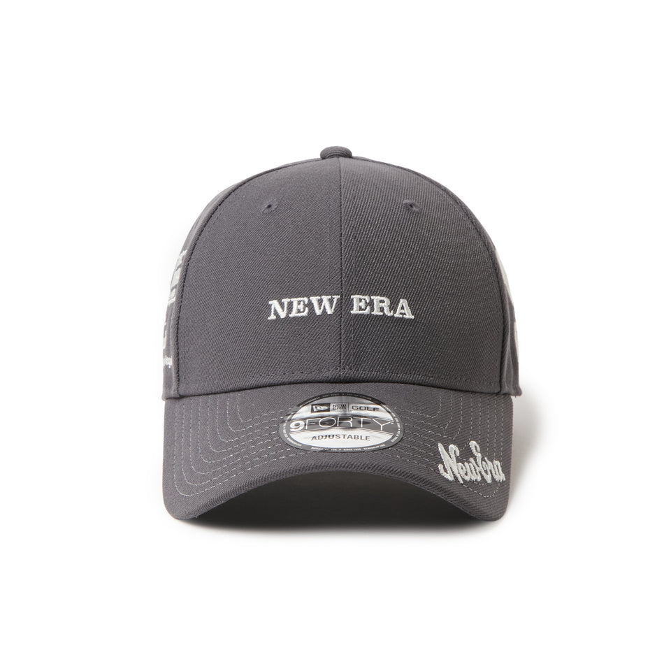 9FORTY Archive Logo ダークグラファイト | ゴルフ | NEW ERA ニューエラ公式オンラインストア