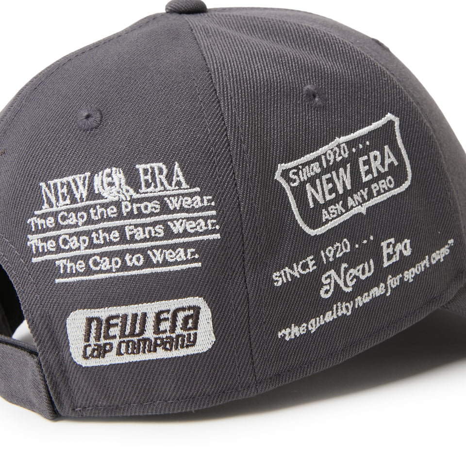 9FORTY Archive Logo ダークグラファイト | ゴルフ | NEW ERA ニューエラ公式オンラインストア