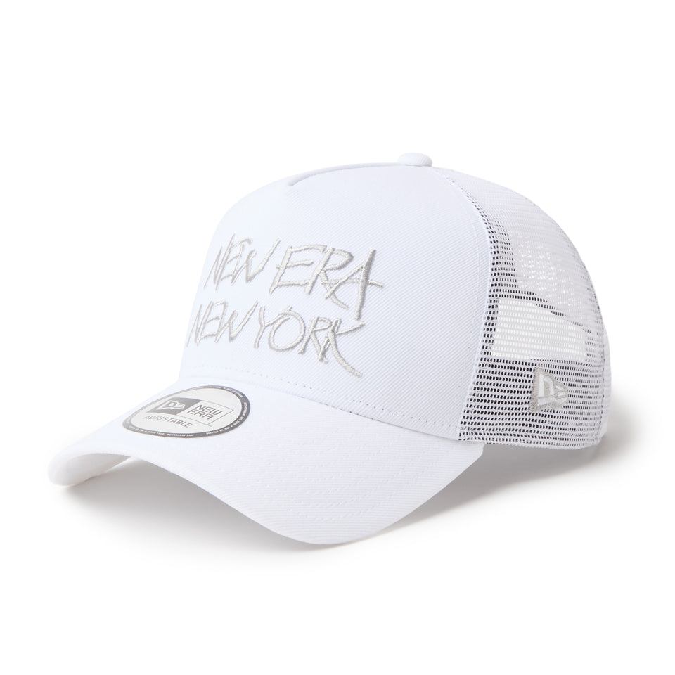9FORTY A-Frame トラッカー New Era New York ホワイト | ゴルフ | NEW ERA ニューエラ公式オンラインストア
