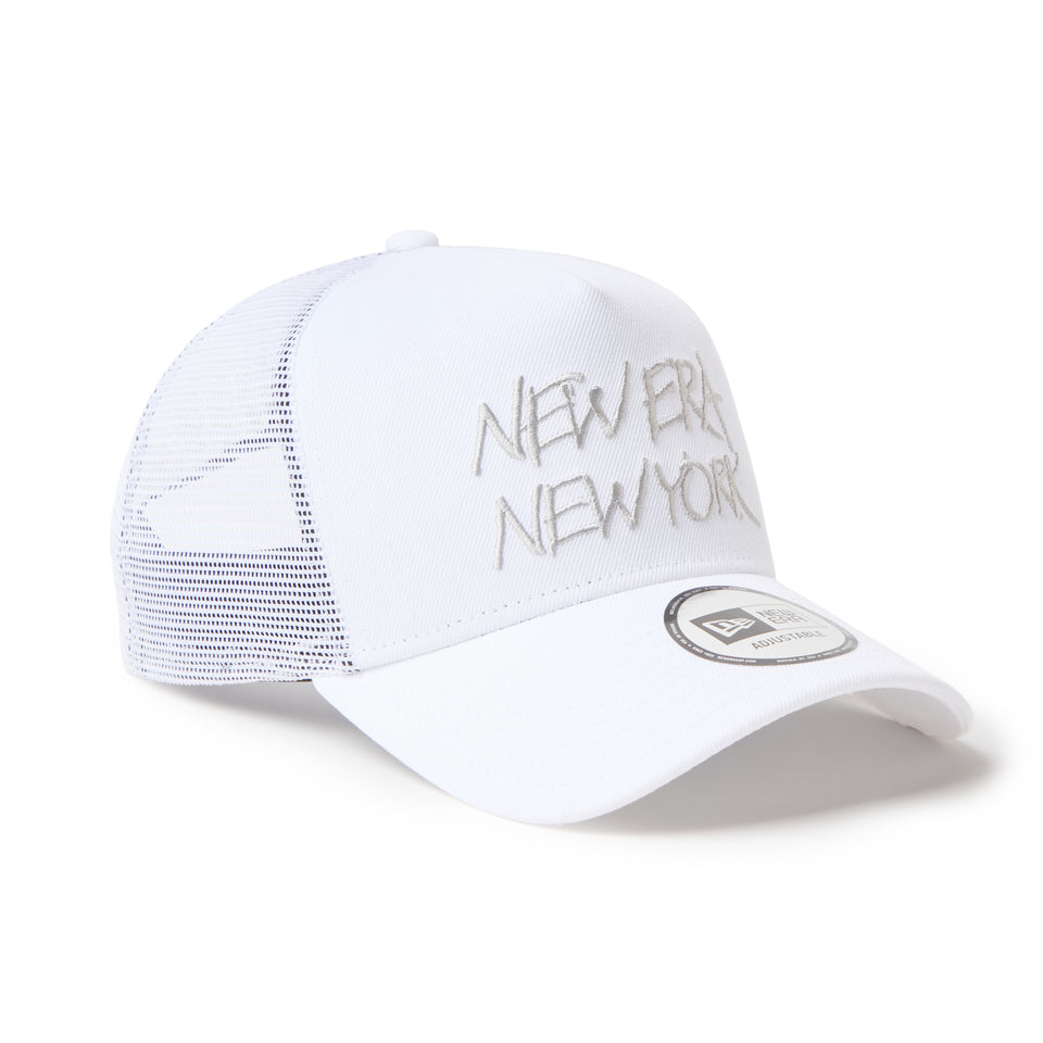 9FORTY A-Frame トラッカー New Era New York ホワイト | ゴルフ | NEW ERA ニューエラ公式オンラインストア