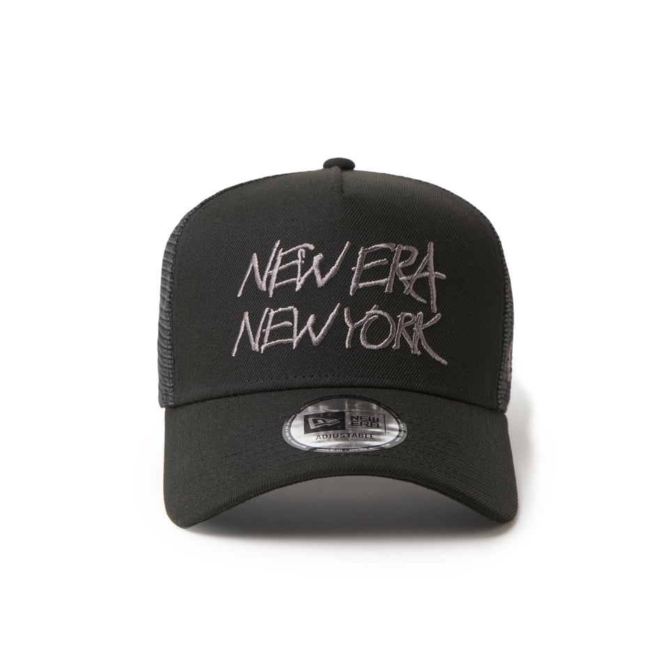 9FORTY A-Frame トラッカー New Era New York ブラック | ゴルフ | NEW ERA ニューエラ公式オンラインストア
