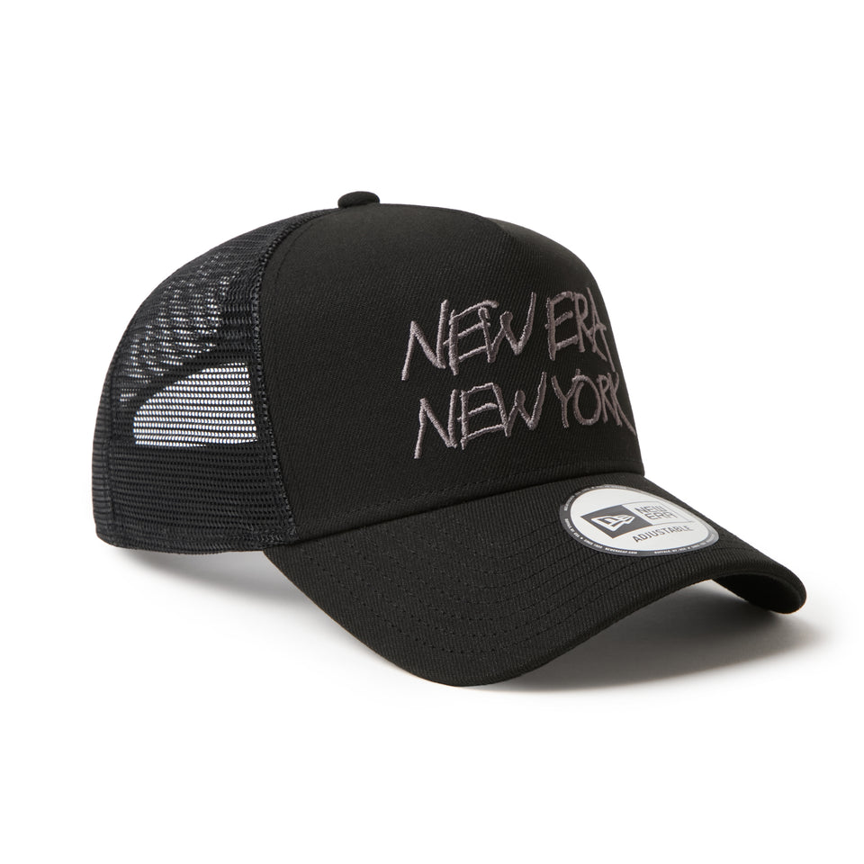9FORTY A-Frame トラッカー New Era New York ブラック | ゴルフ | NEW ERA ニューエラ公式オンラインストア