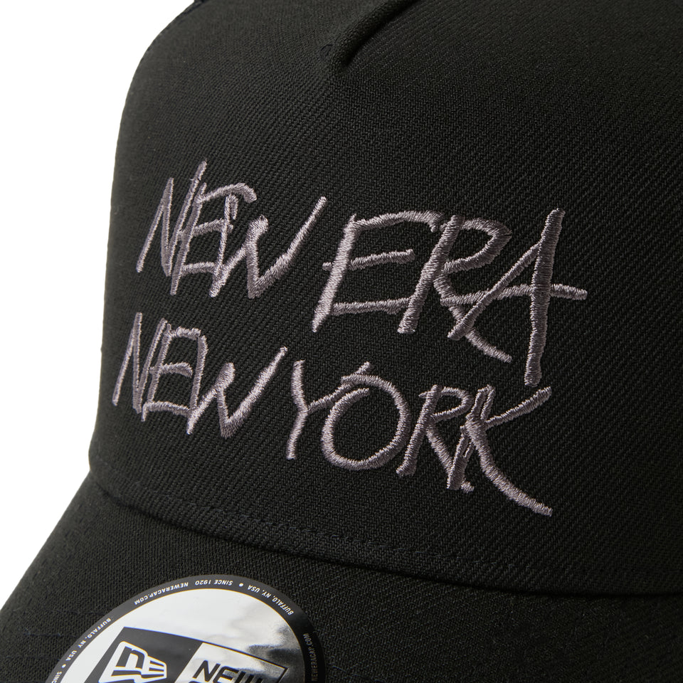 9FORTY A-Frame トラッカー New Era New York ブラック | ゴルフ | NEW ERA ニューエラ公式オンラインストア