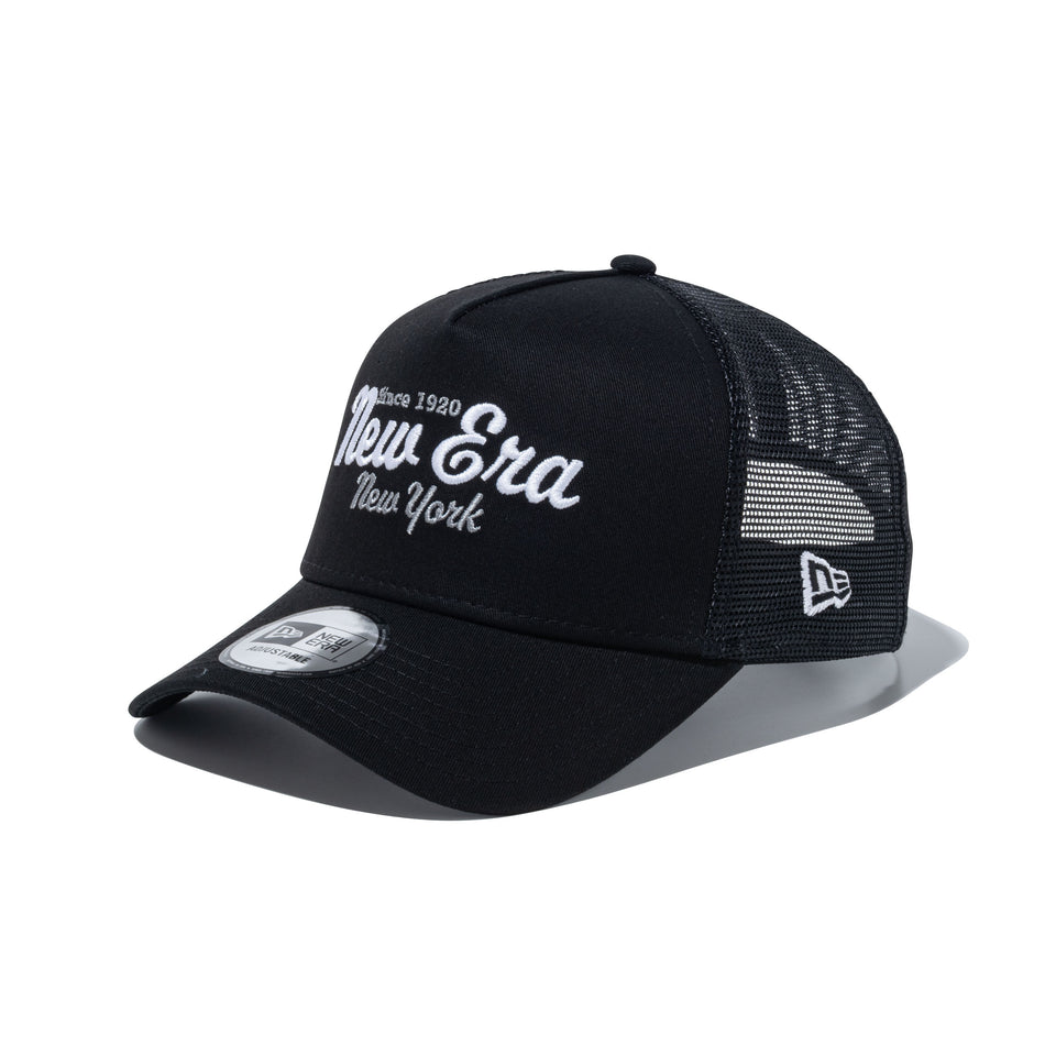 9FORTY A-Frame トラッカー New Era New York ブラック| ゴルフ