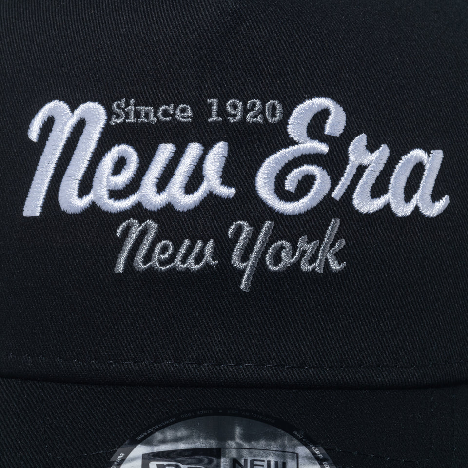 9FORTY A-Frame トラッカー New Era New York ブラック| ゴルフ | NEW ERA ニューエラ公式オンラインストア