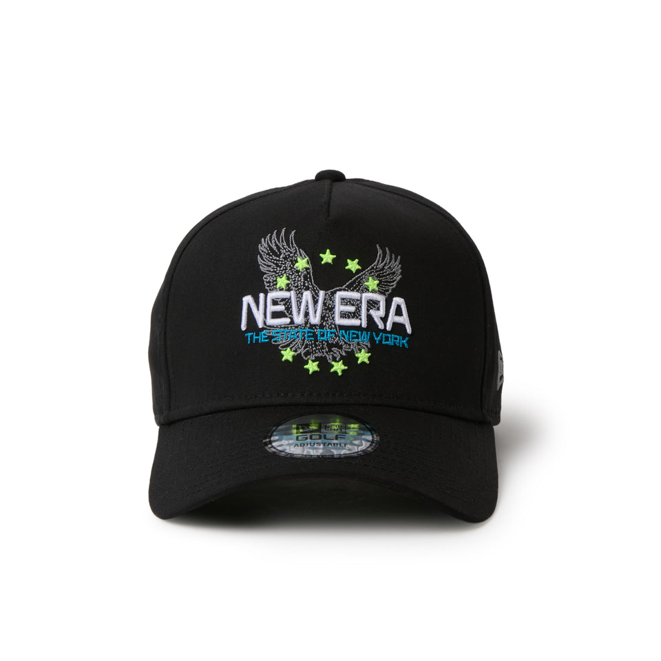 9FORTY A-Frame ストレッチコットン ウォッシャブル Eagle ブラック | ゴルフ | NEW ERA ニューエラ公式オンラインストア