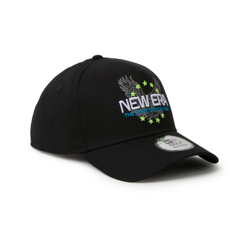 9FORTY A-Frame ストレッチコットン ウォッシャブル Eagle ブラック | ゴルフ | NEW ERA ニューエラ公式オンラインストア