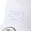 9FORTY A-Frame キルティング ウーブンラベル ホワイト|ゴルフ | NEW ERA ニューエラ公式オンラインストア
