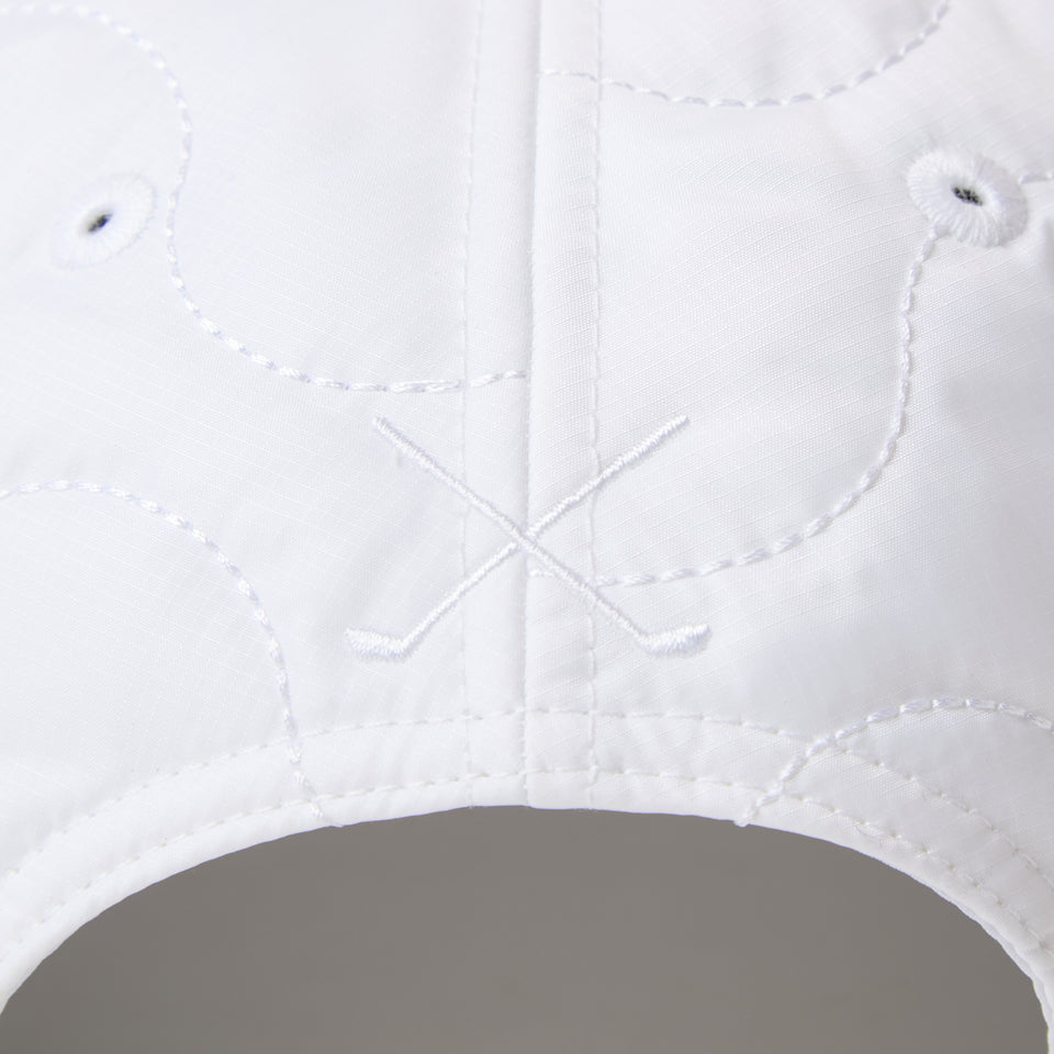 9FORTY A-Frame キルティング ウーブンラベル ホワイト|ゴルフ | NEW ERA ニューエラ公式オンラインストア