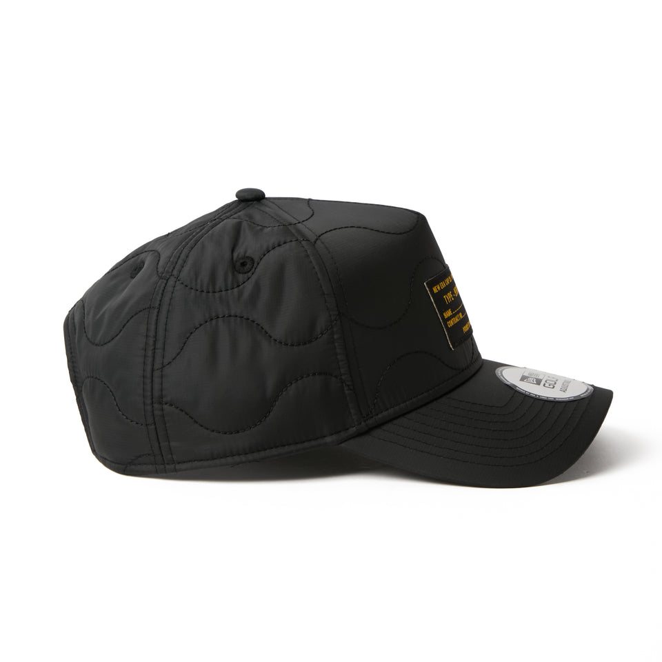9FORTY A-Frame キルティング ウーブンラベル ブラック|ゴルフ | NEW ERA ニューエラ公式オンラインストア