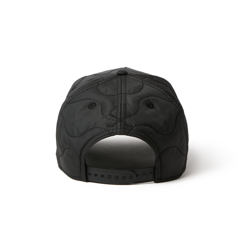 9FORTY A-Frame キルティング ウーブンラベル ブラック|ゴルフ | NEW ERA ニューエラ公式オンラインストア