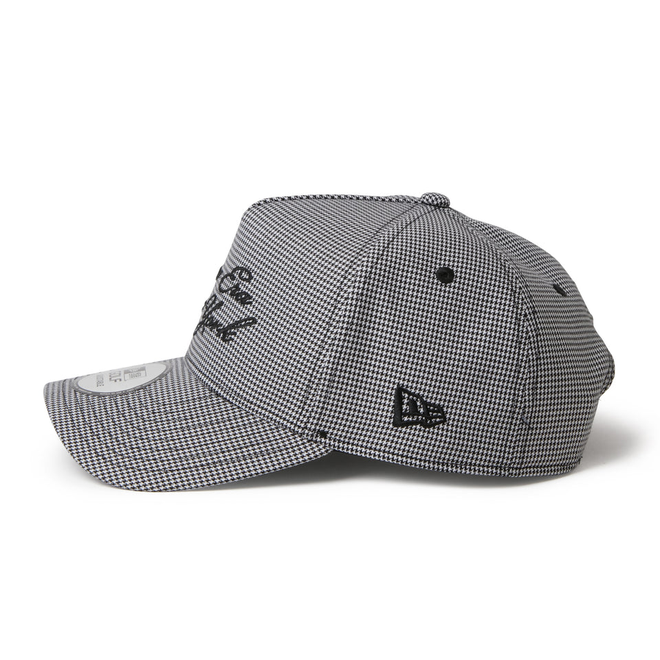 9FORTY A-Frame NEW ERA NEW YORK スクリプトロゴ ハウンズトゥース ブラック|ゴルフ | NEW ERA ニューエラ公式オンラインストア