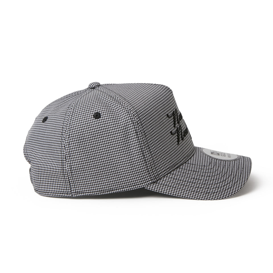 9FORTY A-Frame NEW ERA NEW YORK スクリプトロゴ ハウンズトゥース ブラック|ゴルフ | NEW ERA ニューエラ公式オンラインストア