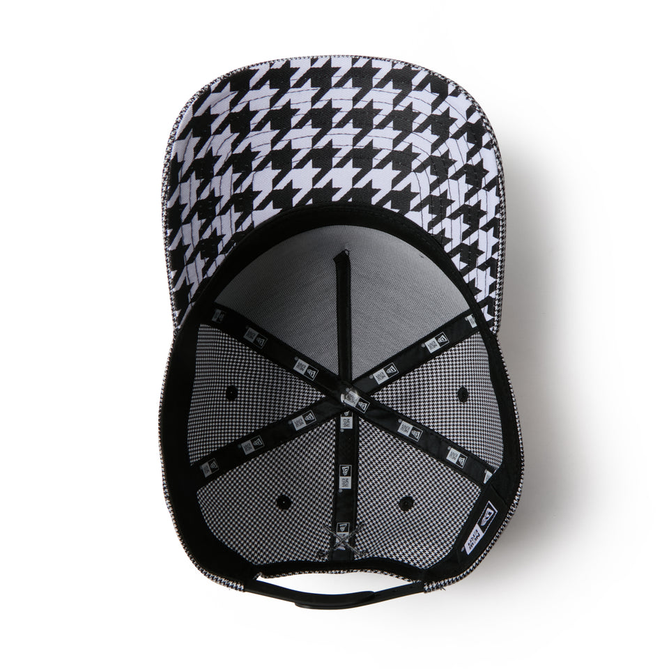 9FORTY A-Frame NEW ERA NEW YORK スクリプトロゴ ハウンズトゥース ブラック|ゴルフ | NEW ERA ニューエラ公式オンラインストア