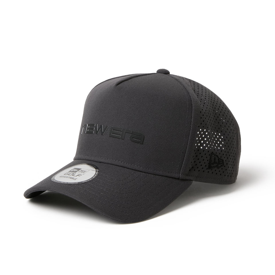 9FORTY A-Frame レーザーパーフォレーティッド ブランドネームロゴ グラファイト | ゴルフ | NEW ERA ニューエラ公式オンラインストア