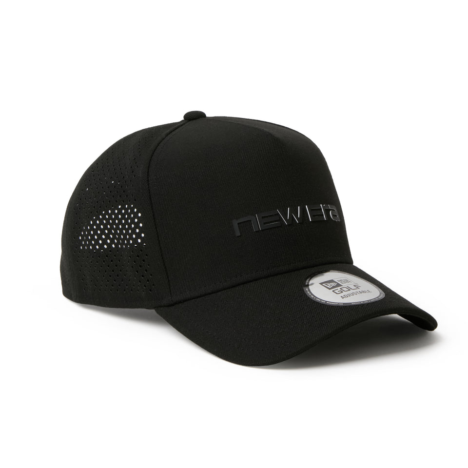 9FORTY A-Frame レーザーパーフォレーティッド ブランドネームロゴ クロームホワイト | ゴルフ | NEW ERA ニューエラ公式オンラインストア