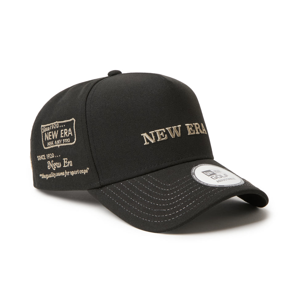 9FORTY A-Frame Archive Logo ブラック | ゴルフ | NEW ERA ニューエラ公式オンラインストア