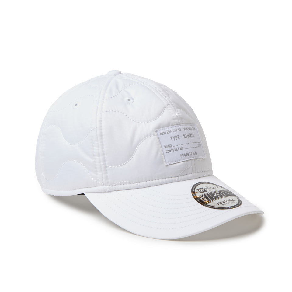 9THIRTY キルティング ウーブンラベル ホワイト|ゴルフ | NEW ERA ニューエラ公式オンラインストア