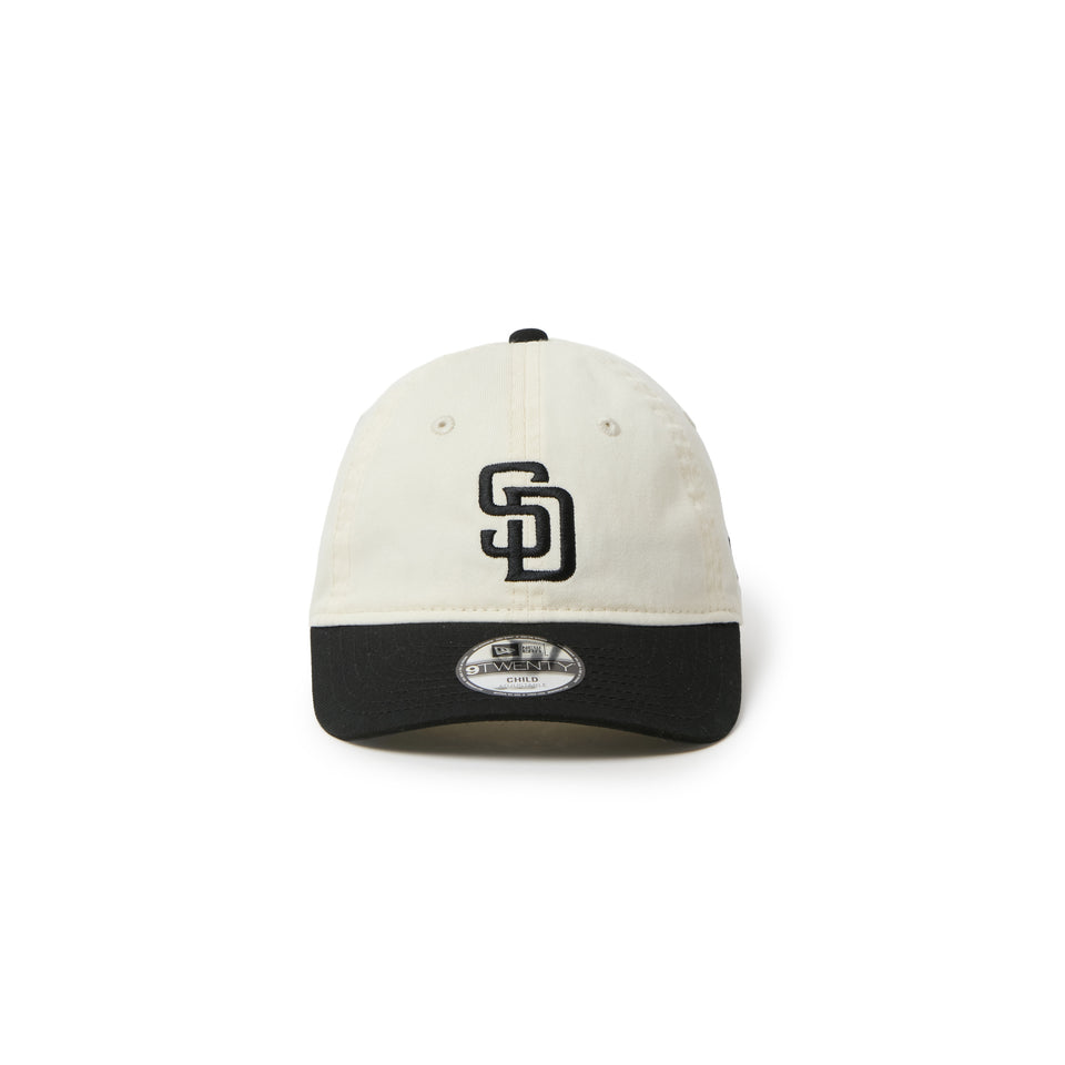 キッズ Child 9TWENTY MLB 2-Tone サンディエゴ・パドレス クロームホワイト/ブラック | NEW ERA ニューエラ公式オンラインストア