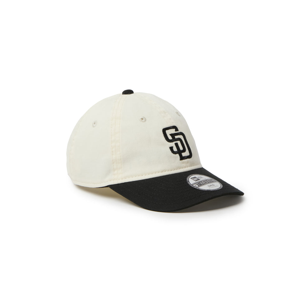 キッズ Child 9TWENTY MLB 2-Tone サンディエゴ・パドレス クロームホワイト/ブラック | NEW ERA ニューエラ公式オンラインストア