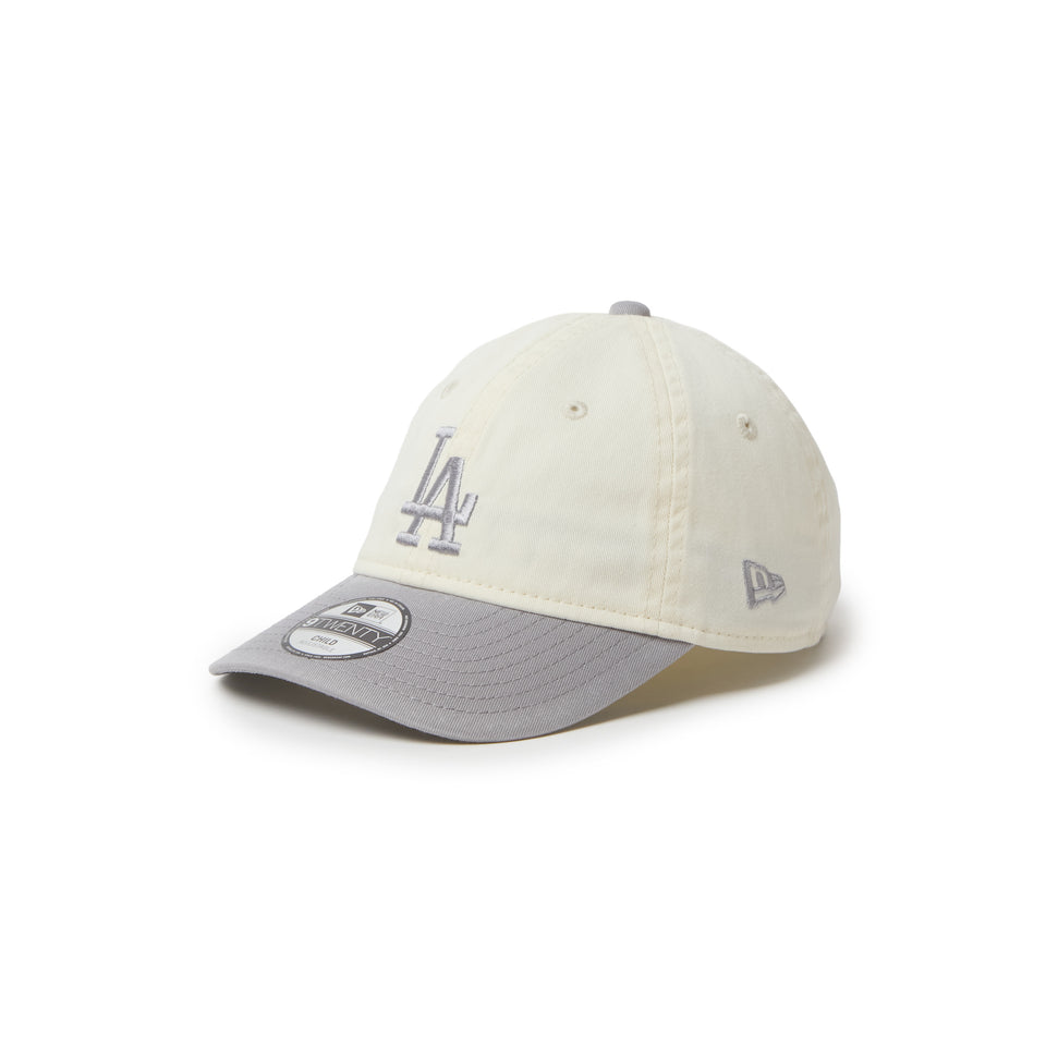 キッズ Child 9TWENTY MLB 2-Tone ロサンゼルス・ドジャース クロームホワイト/グレー | NEW ERA ニューエラ公式オンラインストア