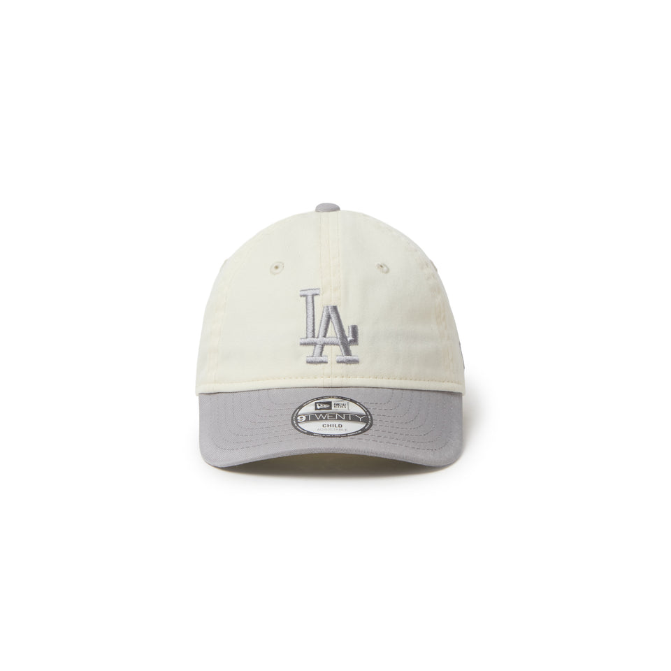 キッズ Child 9TWENTY MLB 2-Tone ロサンゼルス・ドジャース クロームホワイト/グレー | NEW ERA ニューエラ公式オンラインストア