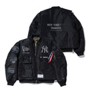 MA-1 2in1 フライトジャケット & ベスト Alpha Industries ニューヨーク・ヤンキース ブラック