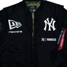 MA-1 2in1 フライトジャケット & ベスト Alpha Industries ニューヨーク・ヤンキース ブラック