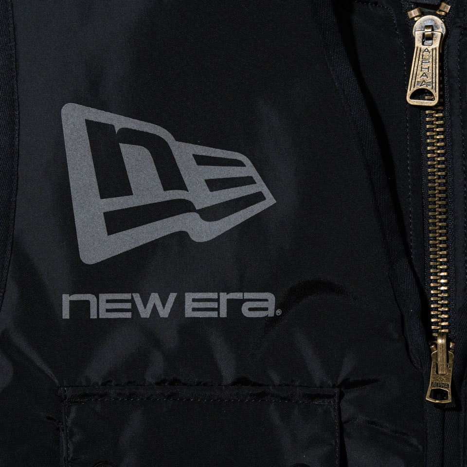 MA-1 2in1 フライトジャケット & ベスト Alpha Industries ニューヨーク・ヤンキース ブラック